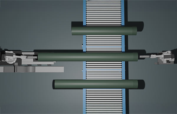 Workers measuring tubulars at Tubular Solutions